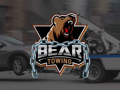 Bear Towing Business Logo Designing Ideas | Design Alligators alligators bear bear towing bear towing business branding business business logo design business logo designing business logo designing idea design alligators graphic design logo logo design logo designing logo designing idea logo designing ideas motion graphics towing towing business towing business logo
