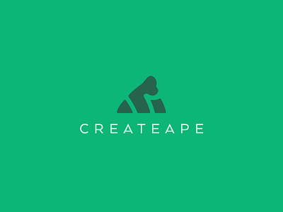 Create Ape Logo Concept ape branding icon logo monkey