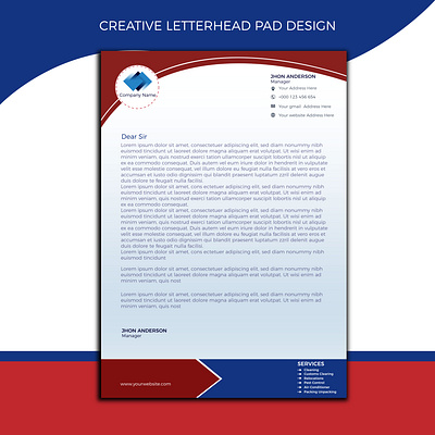 LETTERHEAD DESIGN animation branding graphic design letterhead design logo pad design stationary