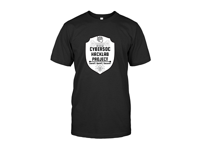 CYBERSOC HackLab Project T-Shirt app branding design graphic design illustration logo typography ui ux vector