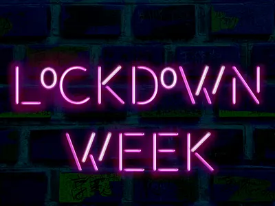 "Lockdown at SZcity" Neon two 2022 adobe photoshop china chinese covid 19 glowing graphic design neon photo shenzhen street wall zhongguo 中国 深圳