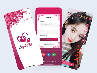 Single Club Live stream App app design app ui trends appdesign best ui design best ui designer design fmrawuser live stream app mobile app ui new ui trends single club ui ui trend uidesigner uiux user experience design user interface design userexperience ux design