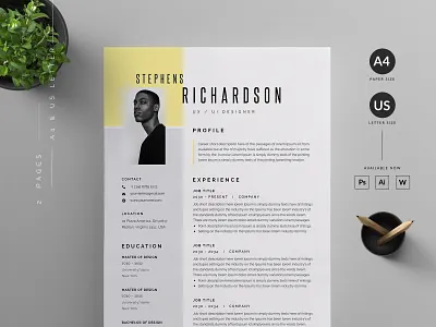Resume/CV vector