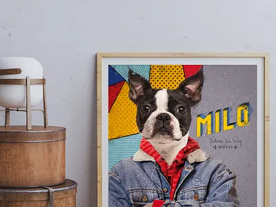 PET Portraits animal canvas collage illustration mixedmedia pet pet portraits