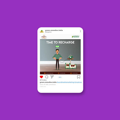 Green Remedies - Social Media Creatives posters