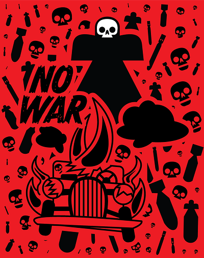 No War. illustration poster vector war