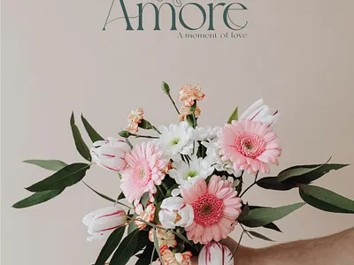 Branding & Visual Identity - Amore Florist Shop branding graphic design logo
