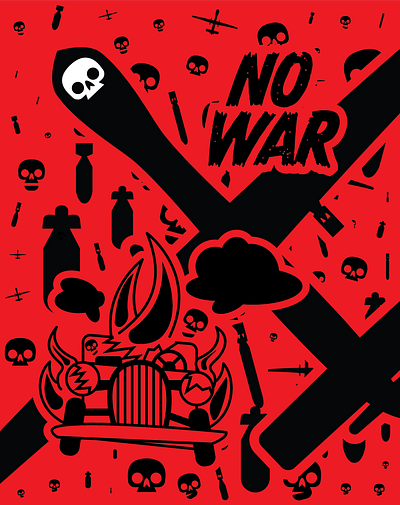 No War - Drone. illustration poster vector war