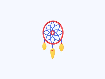Dream catcher 3D icon 3d 3d art 3d design 3d designer 3d icon 3d icons freebie freebies icon icons ui