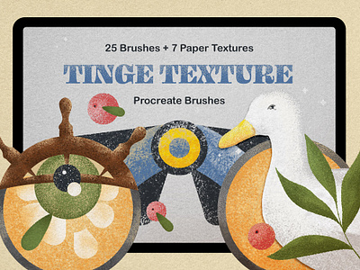 Tinge Texture Procreate Brushes