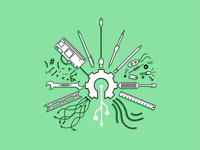 HackLab Ltd - flyer assets children coding design education game design graphic design hacker illustration technology workshops