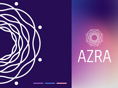 Azra AI ai artificial intelligence feminine healthcare illustrator intelligence logo mark mandala medicine vector