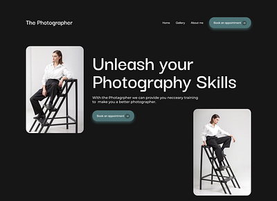 Photography skills website 3d photography school photography website school website ui uiux design website design