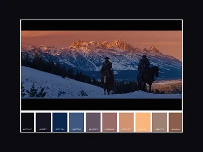 🎨 Cinematic Colors: Django Unchained Edition 🎬🔥 branding color pallette design graphic design
