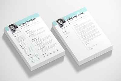 FREE Resume Word Template clean cover letter curriculum vitae cv design cv template design doc document graphic design illustration job job cv letterhead professional cv resume resume design resume template resume word word template work