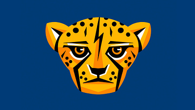 Cheetahs Mascot animal athletic brand cheetah college elementary illustration logo mascot school team university