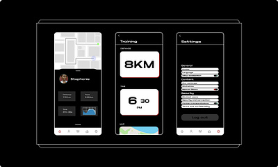 Tempo Running App 2. android design iphone logo mobile mobileui mobileux ui uimobile uiux ux uxui vector web website