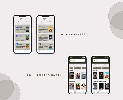 TVision App - Screens 01 & 02 app figma ui uidesign ux uxdesign