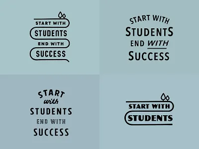 Lettering concept for tagline project branding design illustration lettering letters type typography vector