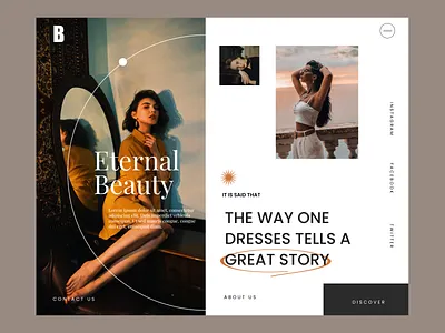 Fashion lookbook Landing bestshot branding colors design fashion landingpage lookbook ui uiux ux webdesign website design