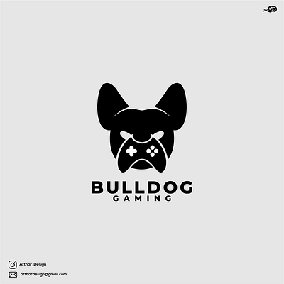 BULLDOG GAMING LOGO COMBINATIONS apparel brand brand mark branding company design graphic design icon illustration lettering logo logocombinations logodesigner logomaker logomark logos logotype motion graphics popular symbol