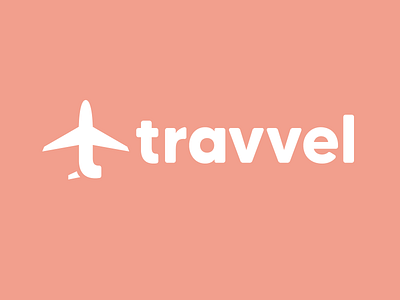 Travvel Logo - Vacation Planning App Mockup 2d app design app logo branding design flat design flat logo graphic design icon illustration logo minimalism minimalist simple logo travel typography ui ux vector logo vectors