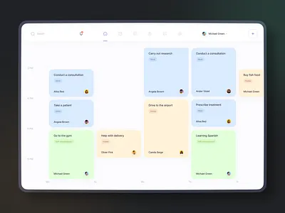 Appointments Website Platform Concept appointment appointments book bookings calendar meeting mvp personal schedule reserve ronas it saas schedule time booking time table ui ux web app web design website