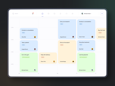 Appointments Website Platform Concept appointment appointments book bookings calendar meeting mvp personal schedule reserve ronas it saas schedule time booking time table ui ux web app web design website