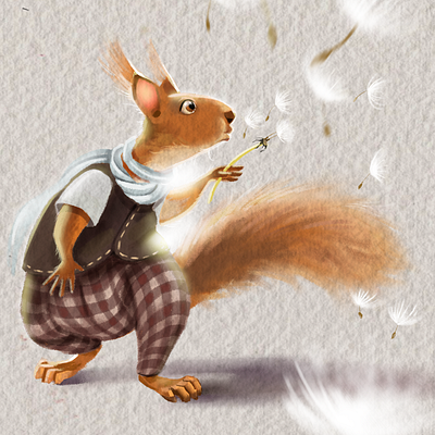 Spring animal animals art artist artlife artoftheday artwork children illustration cute illustration digital digital art drawing illustration illustration art illustrations illustrator kids illustration spring белка одуванчик