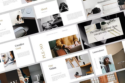 Modern - Minimal PowerPoint Template app branding creative design editorial illustration magazine minimal modern multipurpose pitch powerpoint ppt presentation template