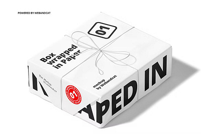 Box Parcel Package Mockup app box branding cute design illustration logo mockup packaging packaging design ux