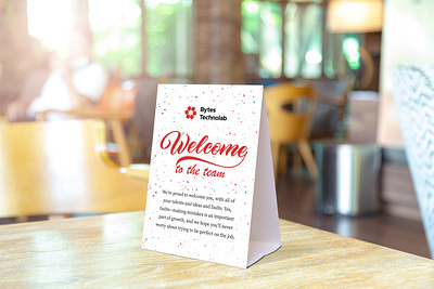 Welcome Flyer Design branding bytestechnolab figma flyer graphic design welcomeflyer