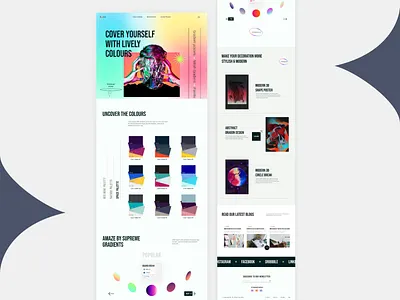 Colour palette agency website design agency website agency website design colour colour palette colourinspiration landing page landing page design ui ui design uiux uiux2022 web design