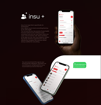 Insu+ app - Redesign animation app branding design graphic design illustration logo minimal typography ui ux vector