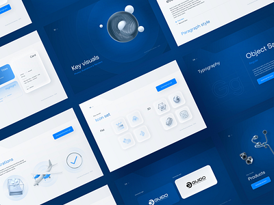 GUIDO - brand guidelines 3d brand brand guidelines brandbook branding design engines identity industry layout manual modern neumorphism product renders renders technology