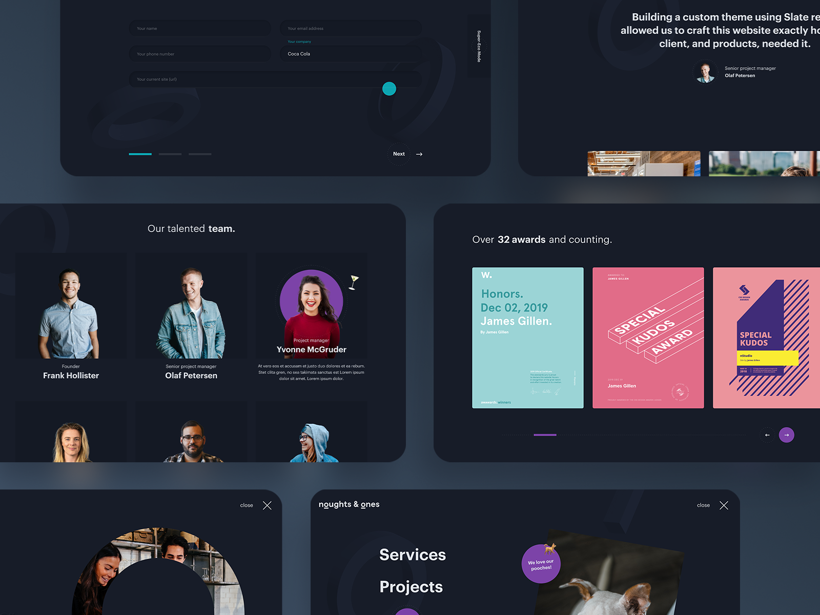 Example of Website Design (5 Pages)