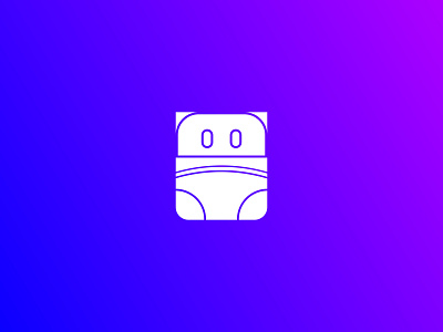 Baby Robot Logo baby logo branding coreldraw corporate identity design flat logo icon illustration logo modern logo robot logo shape logo simple design simple logo ui vector