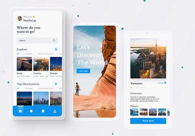 Travel App app design graphic design logo ui ux