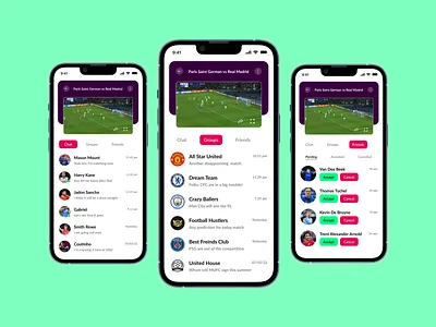 Football Streaming App - Live video fifa football app footballer live stream premier league soccer streaming app streaming service video sharing app video streaming world cup