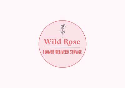 Wild Rose Flower Delivery app art branding color design flat flowers graphic design icon illustration illustrator logo minimal typography ui ux vector web website weeklywarmup