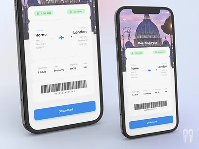 Boarding Pass ✈️ - UI/UX Mobile App Design airline app boarding boardingpass booking design digital figma flight mobile pass plane ticket ui uidesign uiinspiration uiux ux web website