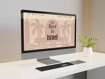 Web design: Landing Page advertisement business city country graphic design illustration israel journey landing marketing online page pc promotion screen social media tourism travel web