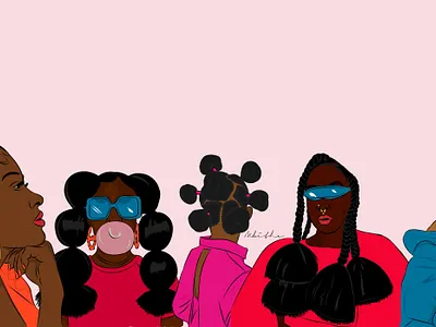 Her Hair artwork colorshues digitalart digitalillustration drawing ill illustration