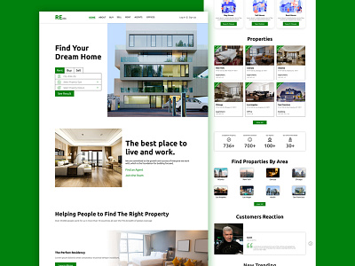 Real State Listing buy sell design figma design graphic design listing property real state typography ui ui ux design uiux ux web web design website design