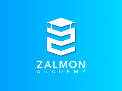 LOGO DESIGN - ZALMON ACADEMY branding design flat illustration logo minimal