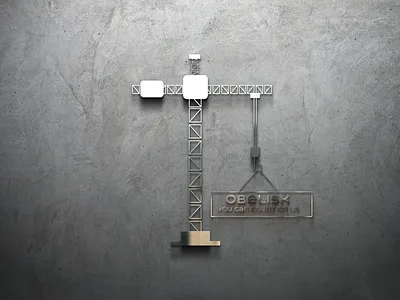 Logo brand design brand name construction project emblem graphic design heavy construction equipment illustration label logo logotype machinery symbol tall buildings tower cranes