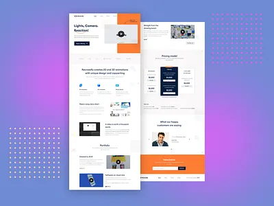 Landing Page app branding design graphic design illustration logo typography ui ux vector