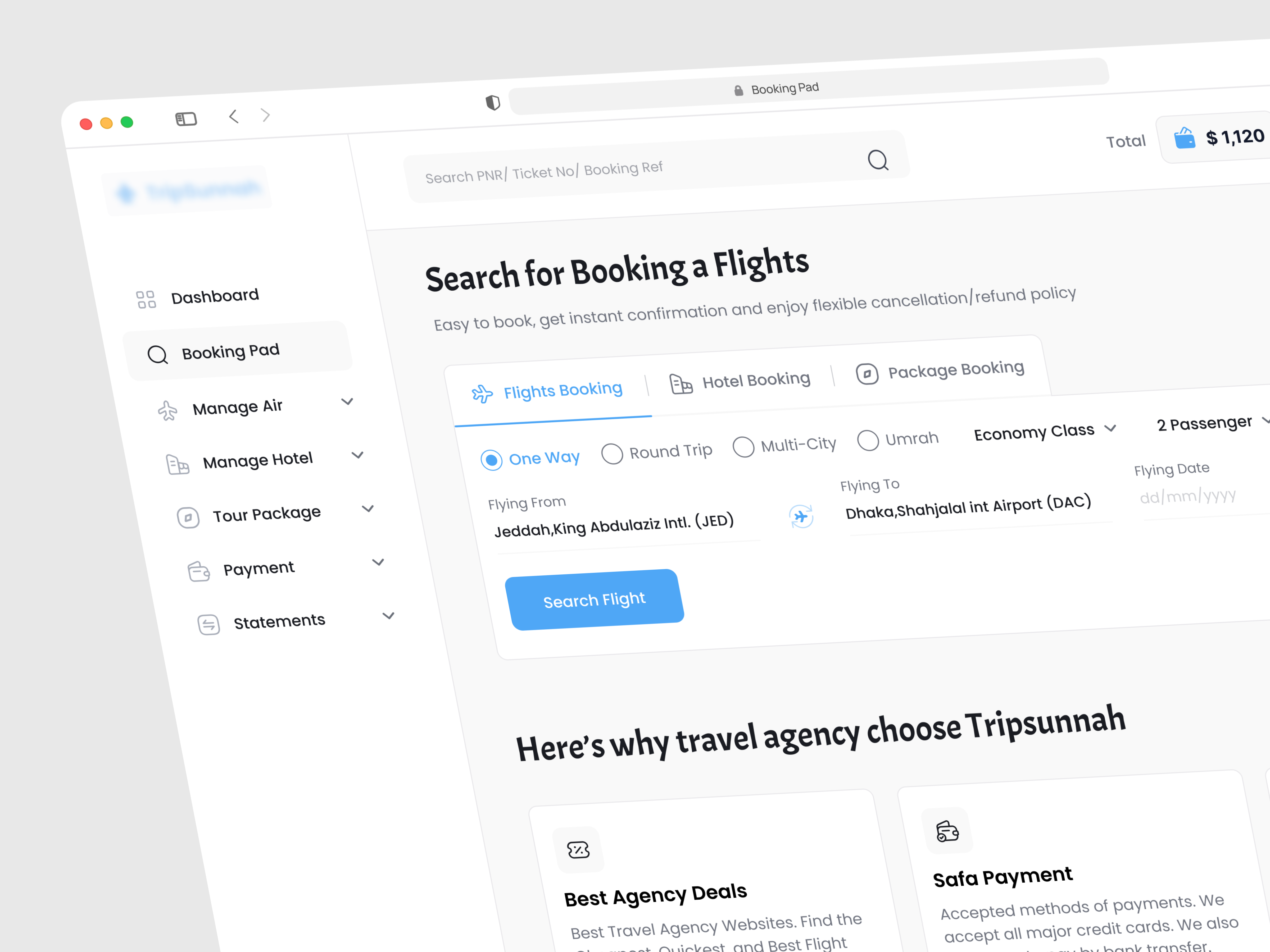 Booking Search Pad B2B Web App air air booking air ticket b2b b2b dashboard booking booking dashboard clean web crm dashboard flight flight booking hotel booking kazi mahbub minimal package sunnah lab tour booking web web app