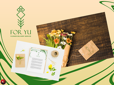 For Yu Flowers branding design dribbble graphicdesign illustration logo logodesign logooftheday logotype