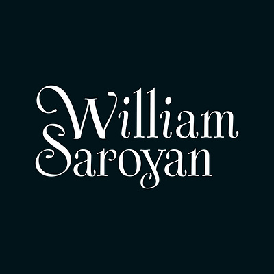 William Saroyan Lettering hand lettering handlettering lettering letters type typography